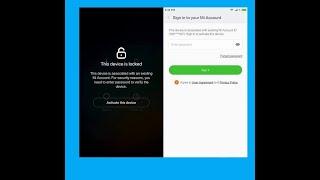 Mi Redmi 6 ,6A Mi Account Remove 2021 New Update #shreenagar_mobile