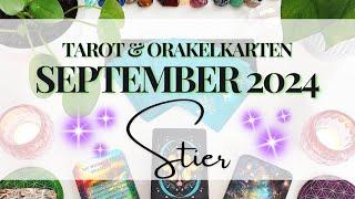  STIER  Grund zur Freude!  Monatslegung September 2024  Tarot & Orakelkarten 