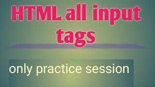 || HTML PART 2 || FORM TAG || INPUT TAG || eitpraduman || eitkrishna ||