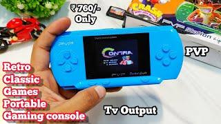 PVP station Portable Classic Retro Gaming console unboxing & Review