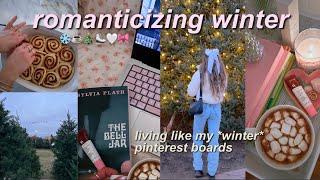 living like my WINTER pinterest boards ️️ aesthetic & cozy winter vlog