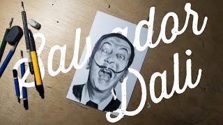 Face Sketch Salvador Dali | Wanderer Art Eps.1