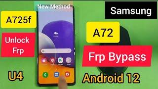 FRP bypass ADB Mode / SAMSUNG A72 (SM-A725F) Android 12 FRP By TFT / Unlock FRP BY TFT / 2022