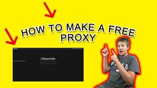 HOW TO MAKE A FREE PROXY! *WORKING 2022!*