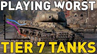 Playing the WORST Tier 7 Tanks in World of Tanks!