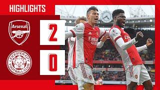 HIGHLIGHTS | Arsenal vs Leicester City (2-0) | Premier League | Partey, Lacazette