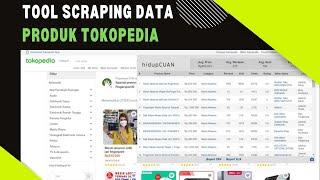 Tool Marketing Gratis Jualan Online Produk di Tokopedia untuk Riset bisa Export ke Excel