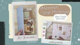 My 2022 Planner Flip Through and Color Palette  Jibun Techo DAYs | Memory Keeper