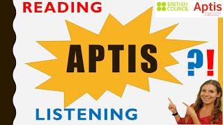  APTIS ENGLISH TEST  | Reading Test & Listening Test 