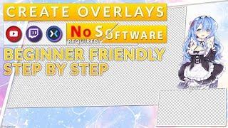 Beginners Guide to Creating Stream/Twitch Overlays | No Photoshop or Software Required!
