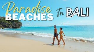 Kami menemukan pantai terbaik di Bali DI SINI! | Beach Hopping di Uluwatu Bali Travel Vlog 2022 4K