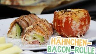 Low-Carb Hähnchen Baconrolle - Essen ohne Kohlenhydrate