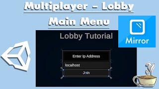 How To Make A Multiplayer Game In Unity - Lobby - Main Menu