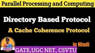 Directory Based Protocol | Cache Coherence Protocols | ACA | PPC Lecture 16 | Shanu Kuttan | Hindi