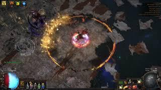 PoE 3 10 Shaper AL8 vs  Seismic Trap Herald Stacking Sabo