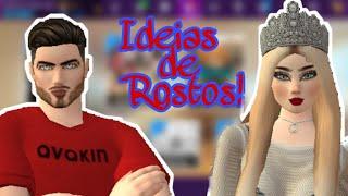 IDÉIAS DE ROSTOS *feminino e masculino* //avakin life