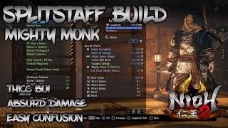 Nioh 2 - Splitstaff Build - Mighty Monk