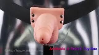 Fetish Fantasy Hollow Squirting Strap-on Dildo with Balls by Pipedream Video by Betty's Toy Box
