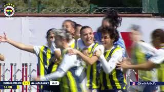 MAÇ ÖZETİ: Fenerbahçe 2-1 Galatasaray | Turkcell Kadın Futbol Süper Ligi