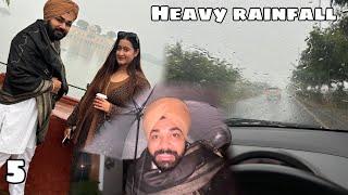 Whole day, heavy rainfall in Jaipur immediately returning home