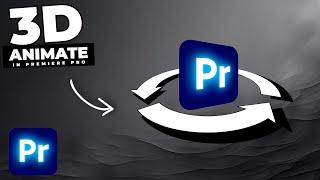 How To CREATE A 3D Spinning Logo In Premiere Pro
