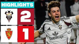 ALBACETE BP 2 - 1 REAL ZARAGOZA I HIGHLIGHTS LALIGA HYPERMOTION