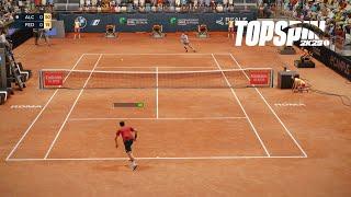 Top Spin 2K25 - Roger Federer Vs Carlos Alcaraz I Rome Masters I Legend Difficulty (PS5)