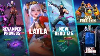 NEXT COLLECTOR LAYLA,LEOMORD DUCATI,NEW HERO 126 ASSASSIN, REVAMPED PHOVEUS AND MORE
