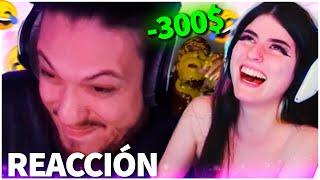 ABBY REACCIONA a "SI ME RIO DONO 300€" de MAXIMUS  (mientras come)