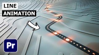 How to Make a Dotted Line Animation in Premiere Pro | Easy Tutorial