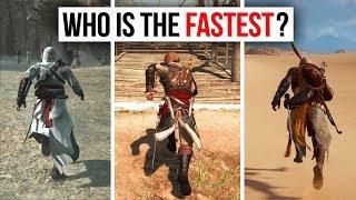 Assassin's Creed - Speed and Movement Comparison (WHO IS THE FASTEST ASSASSIN?)