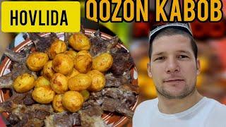 Qozon kabob tayyorlash barcha sirlari bilan.УЗБЕКСИЙ ЧАЙХАНА КАЗАН КЕБАБ