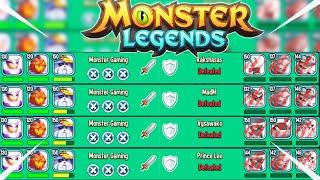 Monster Legends: USING LEGENDARY MONSTERS IN TEAM WARS! | LEGENDARY VS MYTHICS!