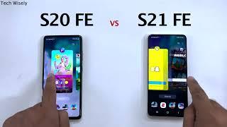 SAMSUNG S20 FE vs S21 FE - Speed Test