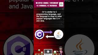 what is c#?‍ #csharp #dotnet #coding #shorts #python #java #javascript #technology #tech