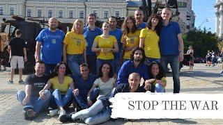 Ukraine Support Flash mob (DJ Ramon - Jamala - 1944) - choreo by Anna Shpak - organized by CostaRica