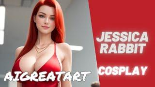 Red Hot Jessica Rabbit | Cosplay [AI Art] [AI Girls] (COSPLAY)