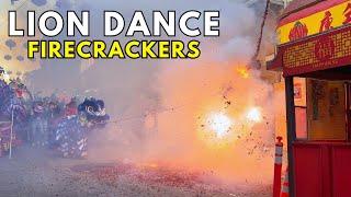 Firecrackers & Lion Dance in San Francisco Chinatown 2024