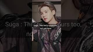 BTS Imagine - When you were about to fall off the bed and they saved you by holding your waist