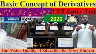 Basic Concept of Derivatives || Rules For Differentiation|| Urdu/Hind ||Engr Imran