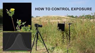 Controlling exposure in harsh sunlight.