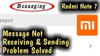 Redmi Note 7 Message Not Receiving & Sending Problem Solved 2023