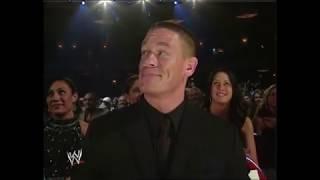 Crowd booing John Cena and cheering for Shawn Michaels