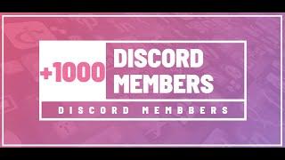How To Get 1000 Member On Discord For Free