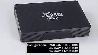 X98H Pro Android 12 Allwinner H618 Wifi6 STB