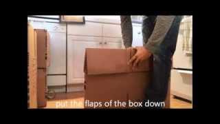 HOW TO PUT TOGETHER A MOVING BOX