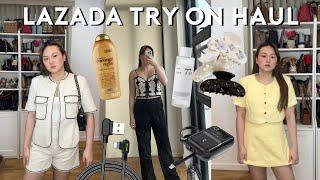 8.8 LAZADA TRY ON HAUL: SUPER NICE CLOTHES, SKIN & BODY CARE, MAKEUP, TECH, ETC! | ASHLEY SANDRINE