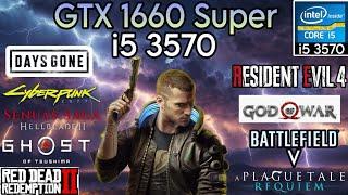 GTX 1660 Super + I5 3570 & 16GB Ram | Test In 9 Games !