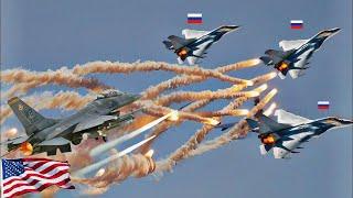 Just Happened! US F-16 Pilot Air Battle, Shoots Down Russian SU-57 Fighter Jet Again | Right on the