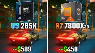 INTEL ULTRA 9 285K vs RYZEN 7 7800X3D | Test in 6 Games